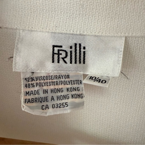 Vintage White Button-Down Shirt with Embroidered Collar - Picture 8 of 11